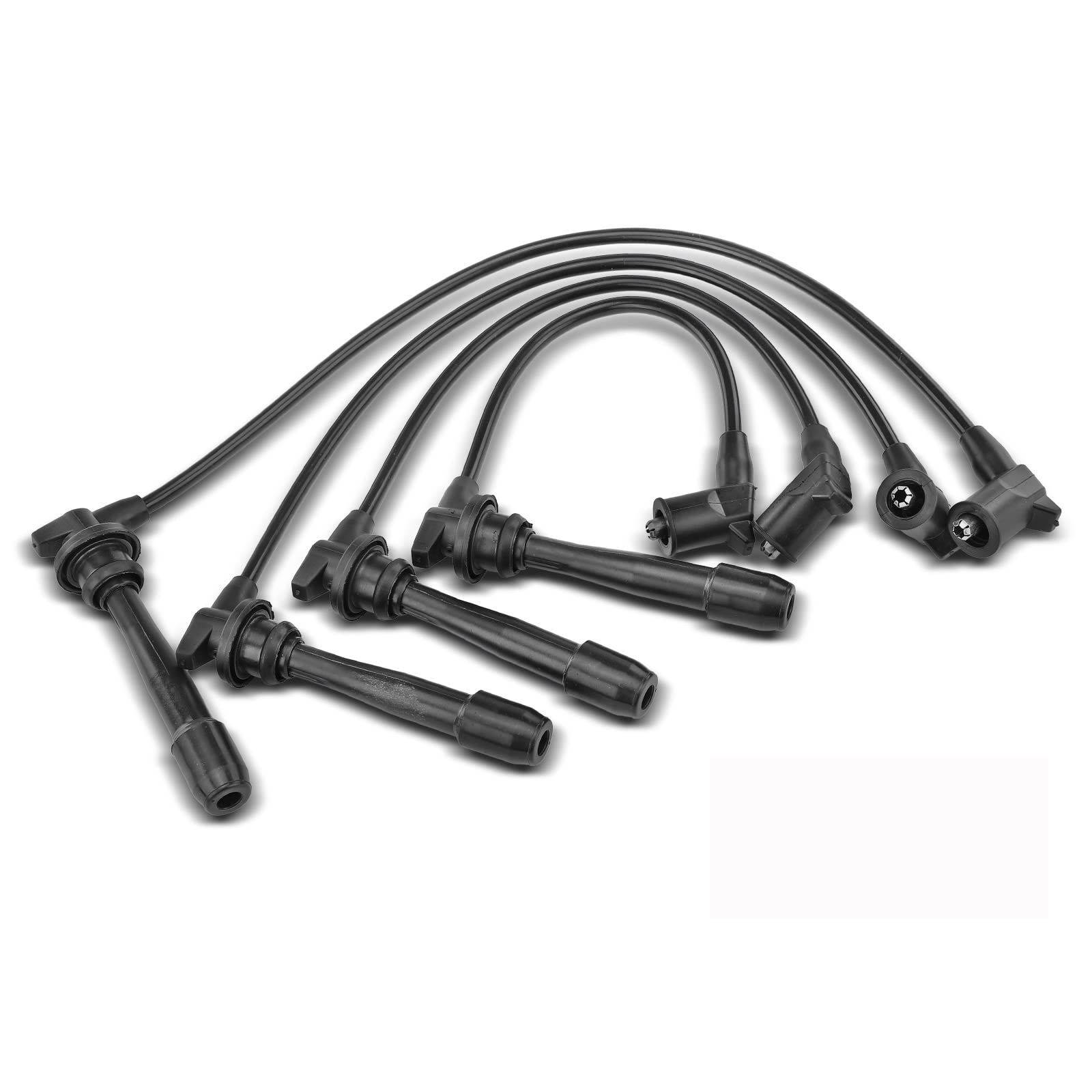 Frankberg Set Di 4 Cavi Di Accensione Compatibili Con Accent LC MC 1999-2010 Coupe GK 2002-2009 Getz TB 2002-2010 Matrix FC 2001-2010 Rio II JB 2005-2022 Cerato Elantra Replace# 27501-26D01 0