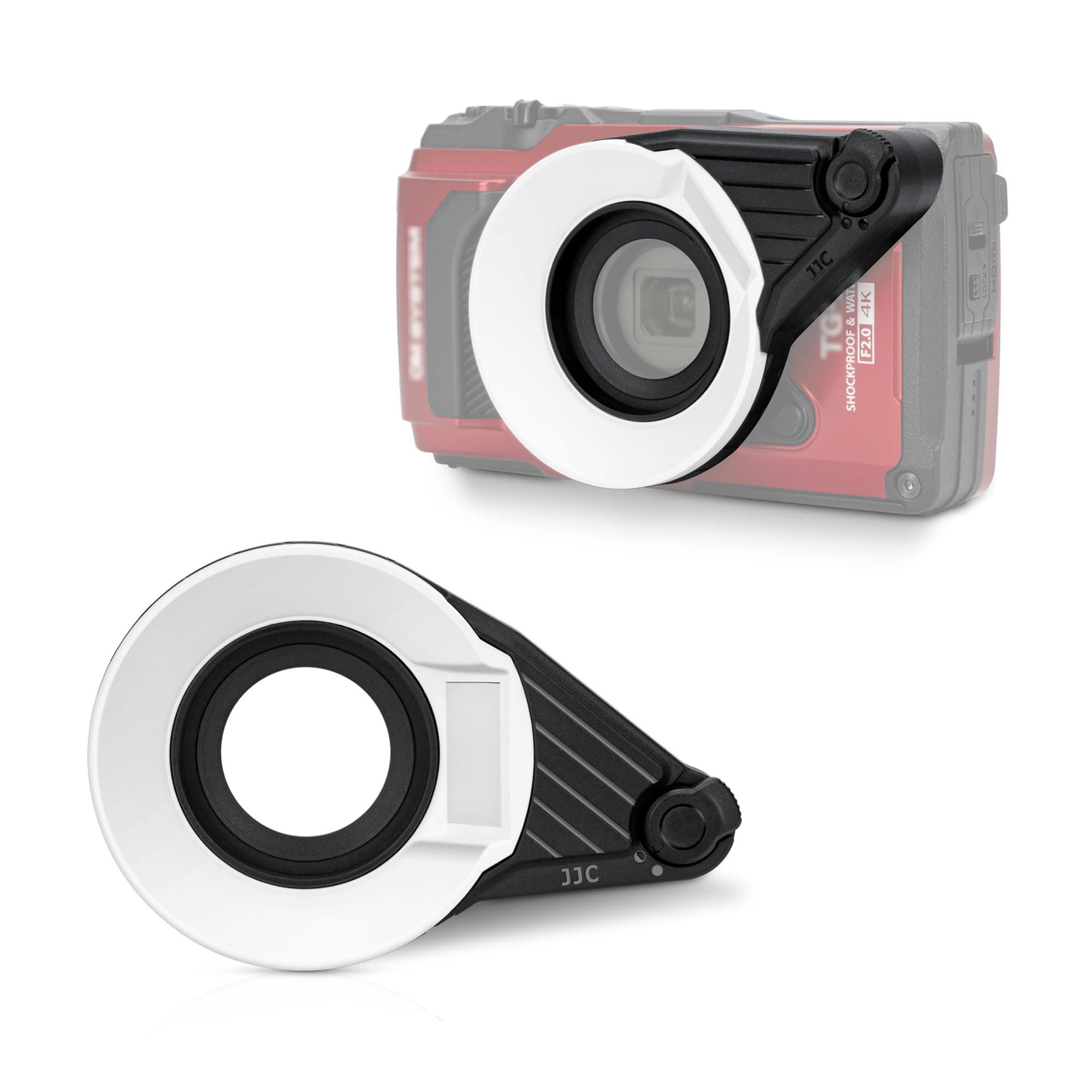 JJC FD-1 Diffuseur de Flash pour Olympus Tough TG-7 TG-6 TG-5 TG4 TG3 TG2 TG1, Supporte la Lumière Diffuse et Semi-Ouverte, Accessoire pour la Photographie Macro de Proximité