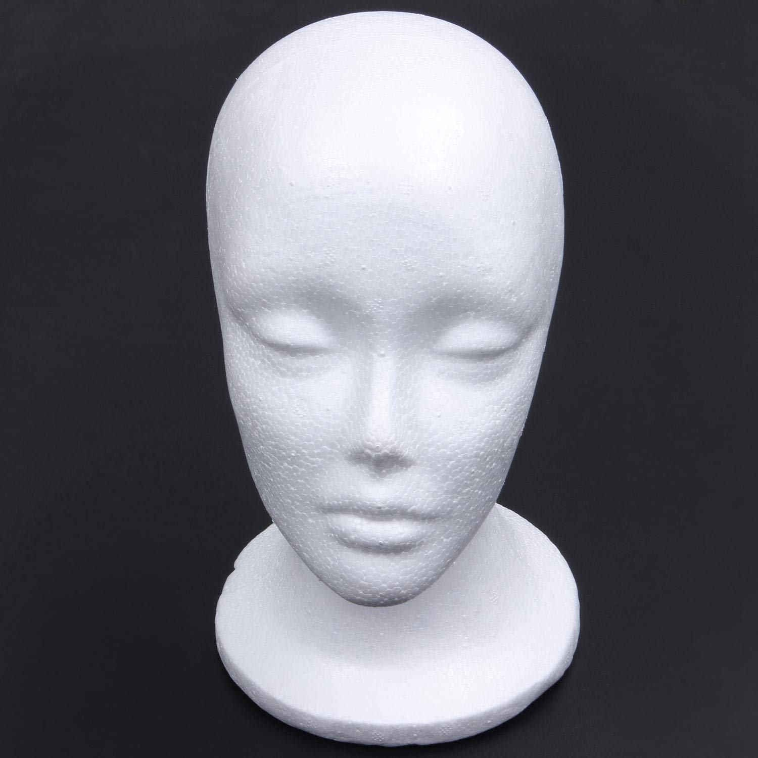 Cabeza de Maniquí de Espuma Femenina Sombrero Sombrero Peluca Expositor Estante