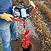 EARTHQUAKE E43 1-Person Earth Auger Powerhead with 43cc 2-Cycle Viper Engine