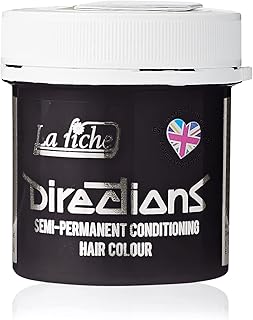DIRECTIONS Ebony Semi-Permanent Hair Colour - 88ml Tub