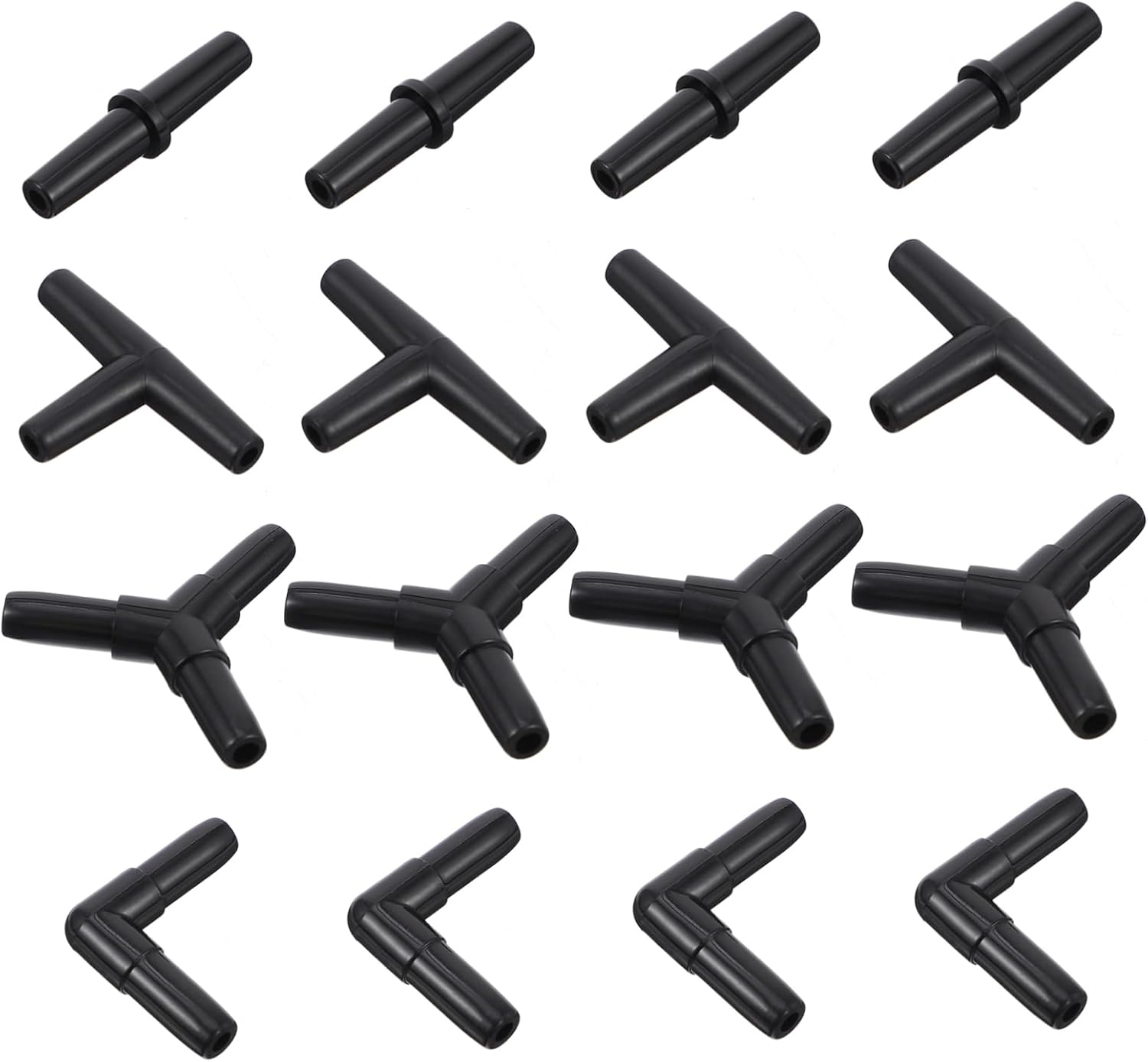 80pcs Fish Tank Hose Adapter Oxygen Regulating Joint for Aquarium Air Pump Types and Easy to Install Air Hose Connector Accessories
