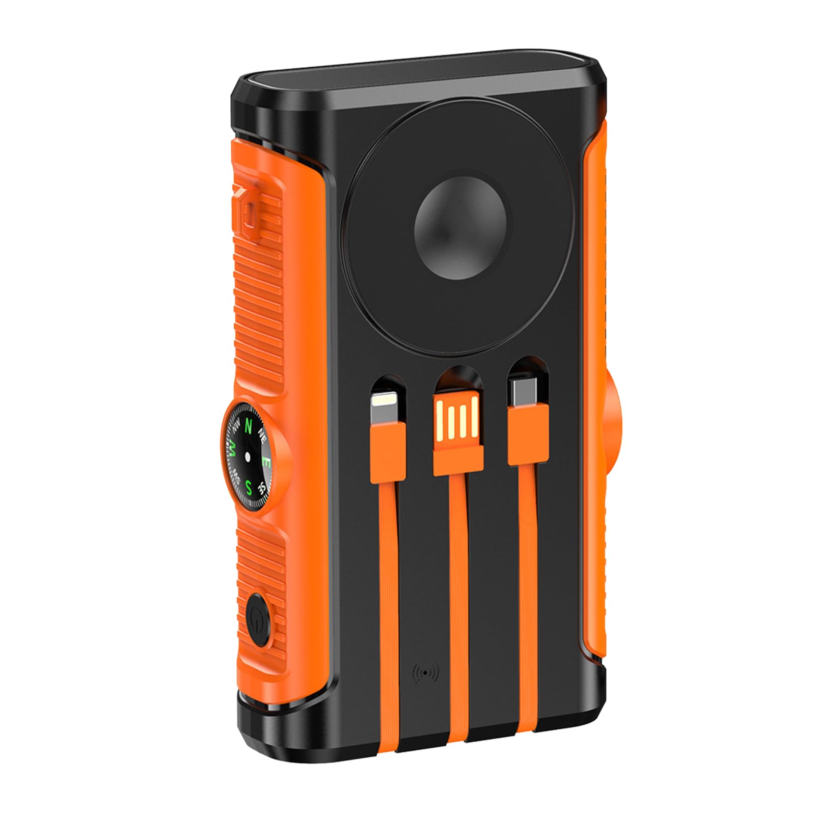 Powerbanks solare da 20000 mAh con manovella e ricarica per batteria di ricarica esterna di viaggio e di emergenza