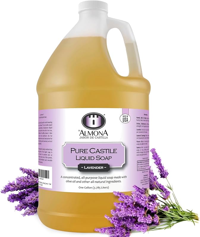 La Almona Sabonete Líquido de Castela com Lavanda, 3,79 L