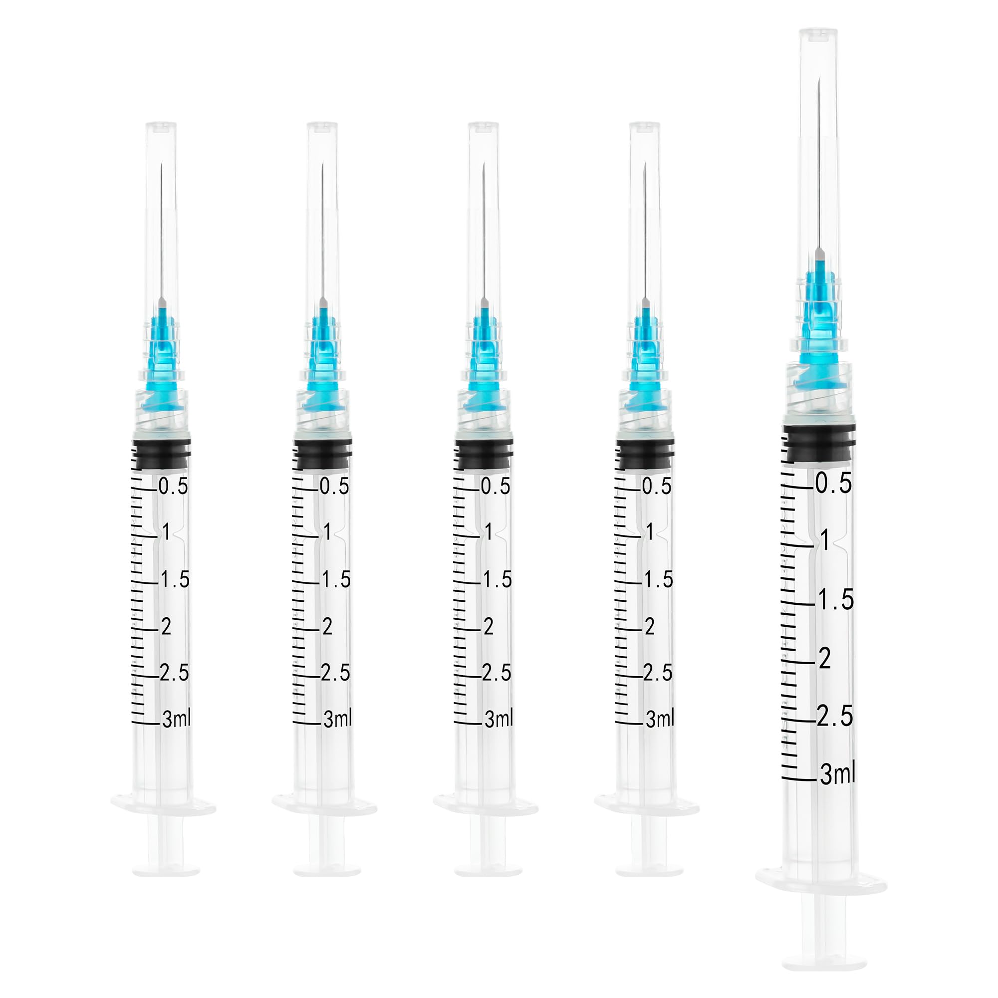 Disposable Syringe for Scientific Labs, Individually Wrapped (1ml 25Ga 1" Luer Slip, Count, 20.0) — Amazon image 9
