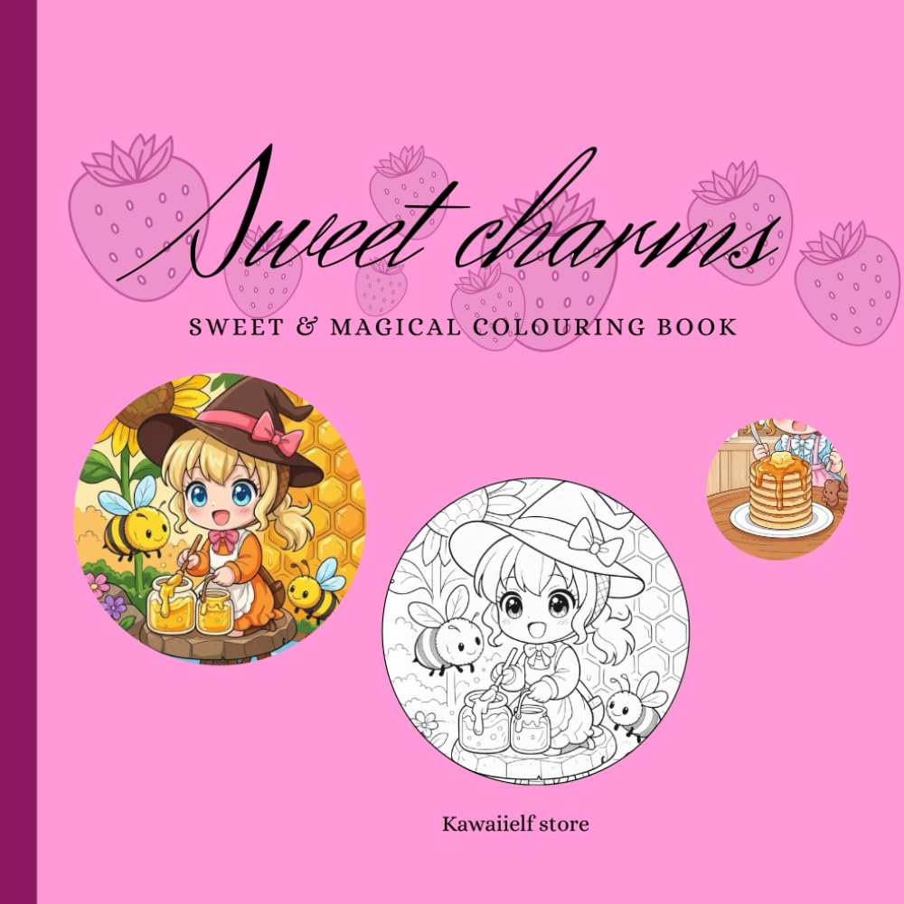 Sweet Charms: Sweet & Magical Coloring Fun