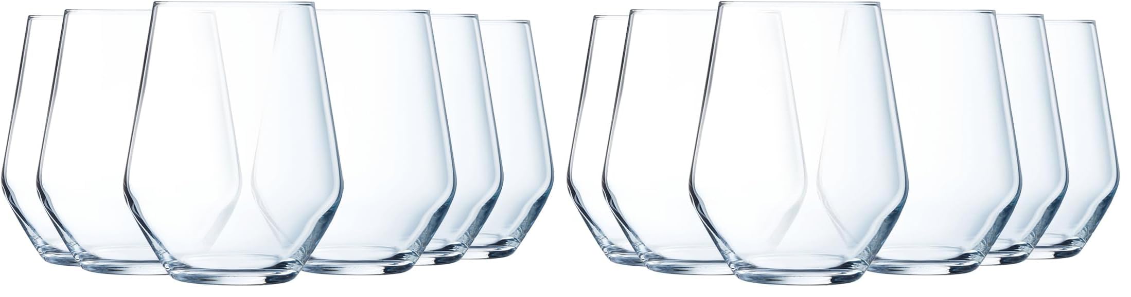 Verres haut 40 cl Luminarc Vinetis modernes en lot de 2 bleus
