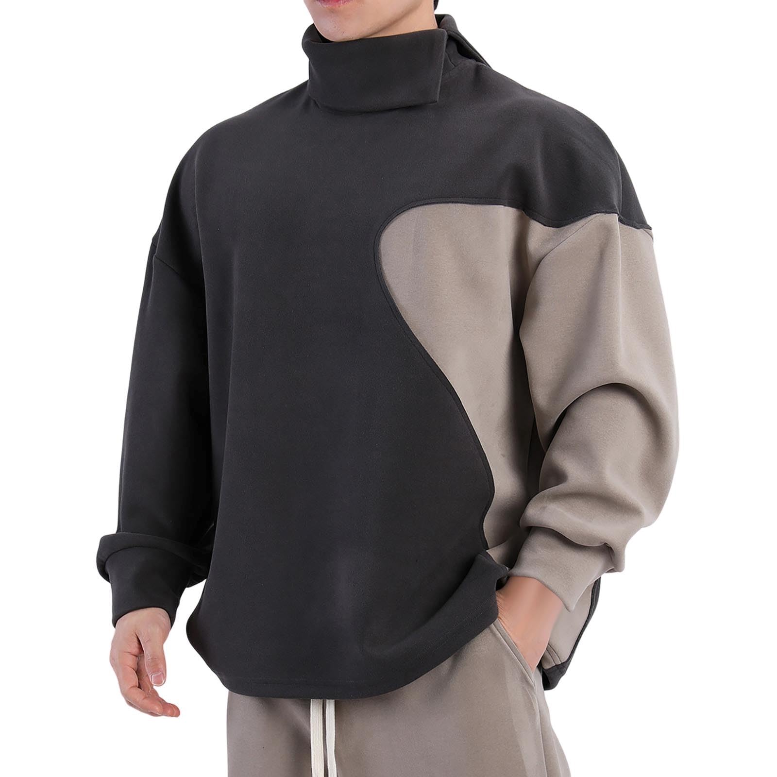 Pull basique homme contre les irritations sweat d'entraînement doux - 8
