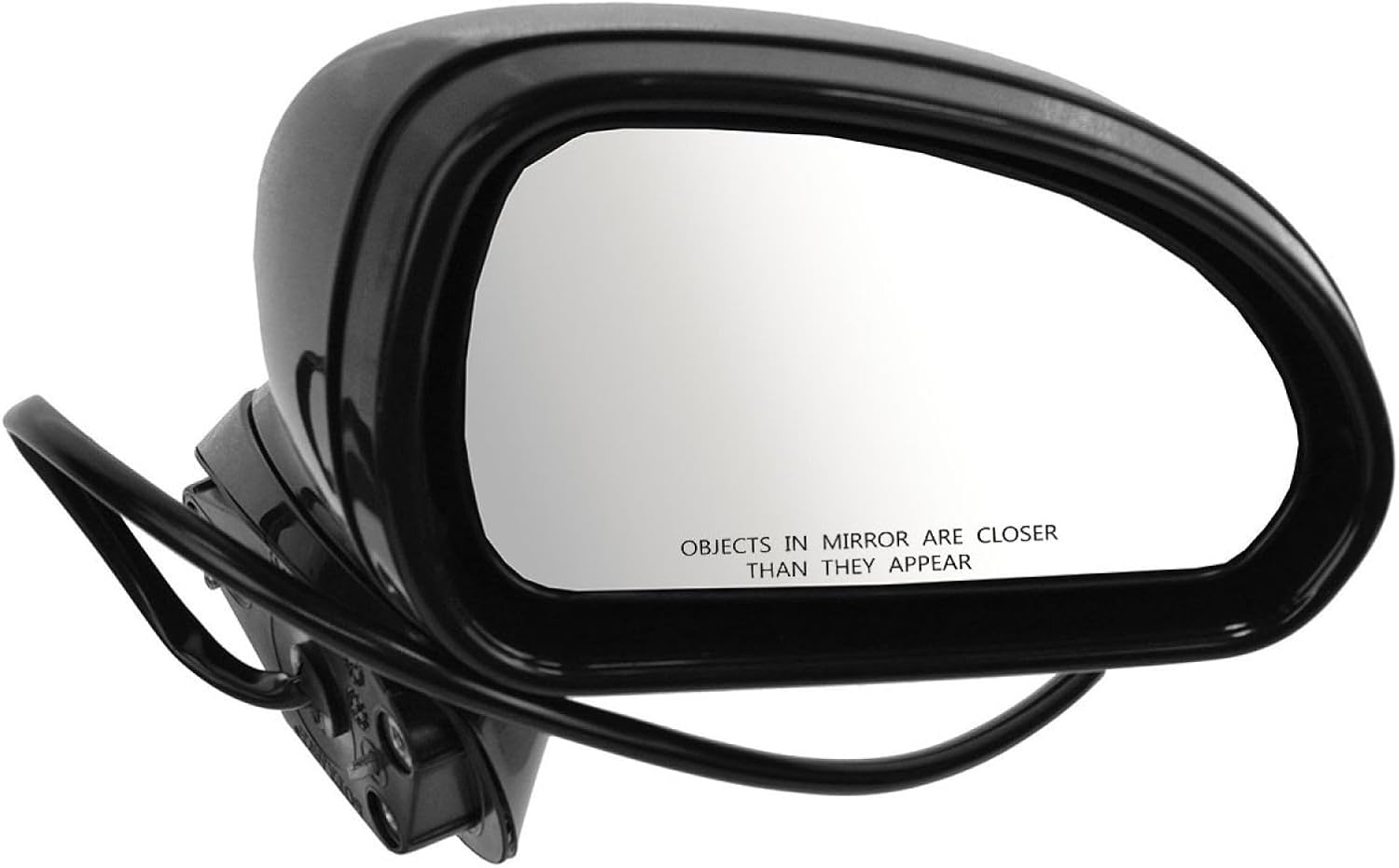 Passenger Side Mirror Assembly Electric Adjustment Non-Heated No Memory Black Compatible with 2006-2009 Mitsubishi Eclipse MI1321134