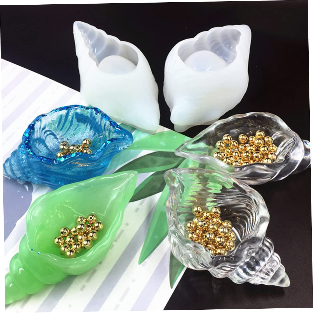 3stücke Conch Silikonform Für Epoxidharz Aufbewahrungsbox Handgemachte Silikonform Für Kreative Bastelprojekte Zur Aufbewahrung Von Schmuck Und Kleinen Gegenständen