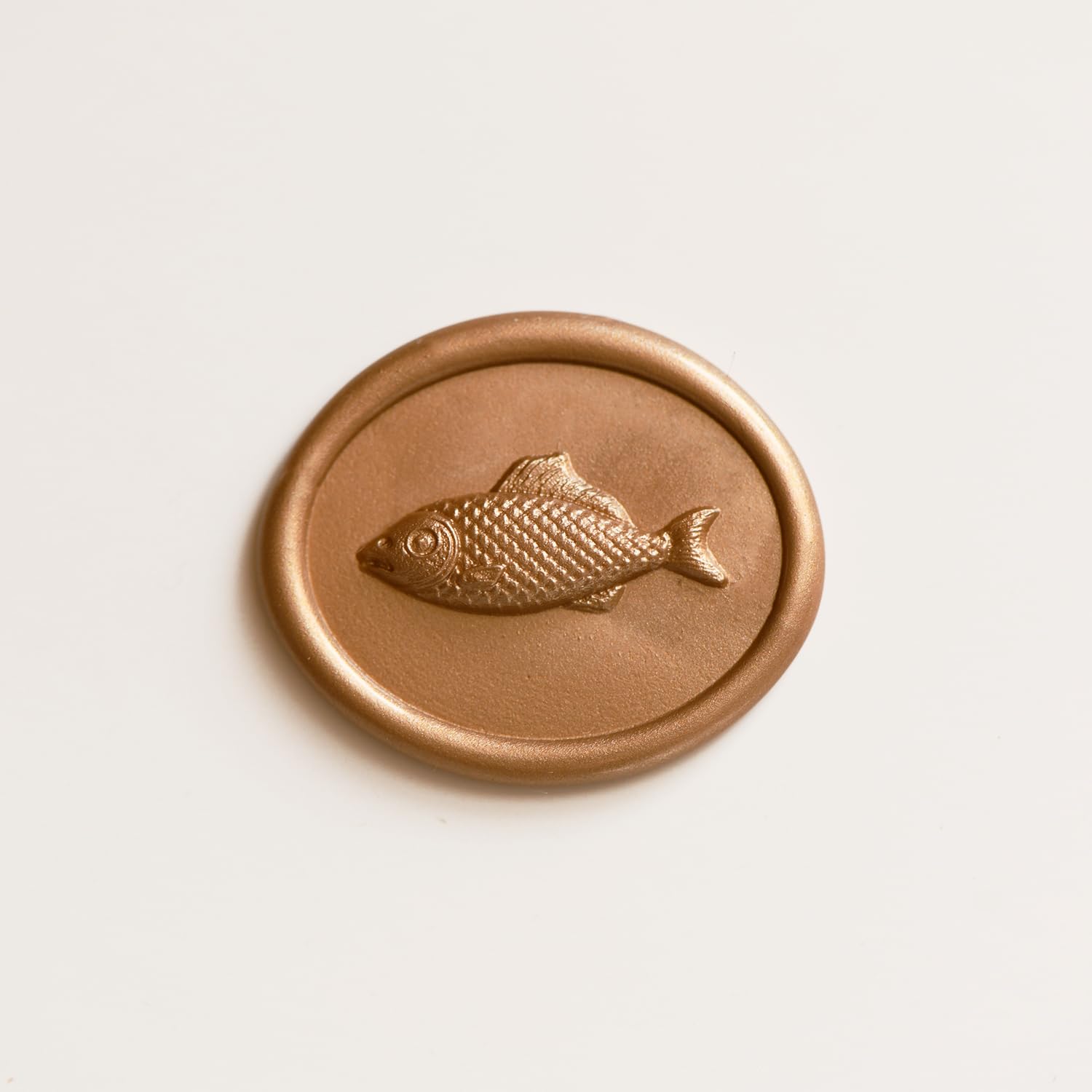 Sello de cera 3D Harbor, diseño de peces, tema oceánico, para invitaciones de boda, envoltura de regalos, manualidades y proyectos de arte