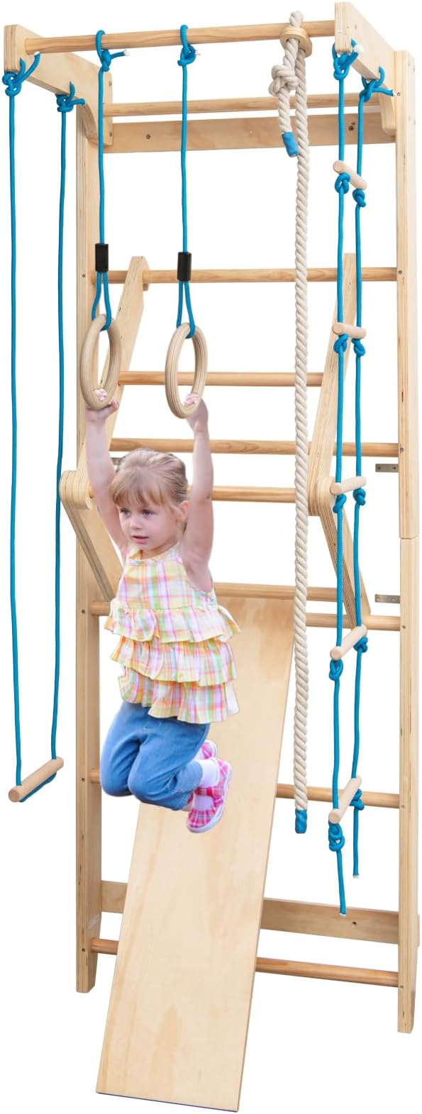 Espalier Suédois NiroSport M1 - Pour Enfants Et Adultes - Montage Sans Perçage - 2-2.9m Hauteur