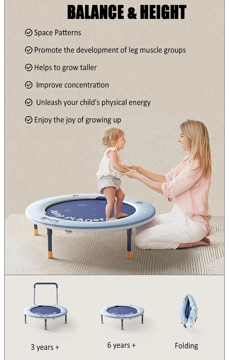 Trampoline SucceBuy, Mini Trampoline 140 cm pour Enfants, pour Tout-Petits avec Filet pour une Utilisation Trampoline SucceBuy, Mini Trampoline 140 cm pour Enfants, pour Tout-Petits avec Filet pour une Utilisation