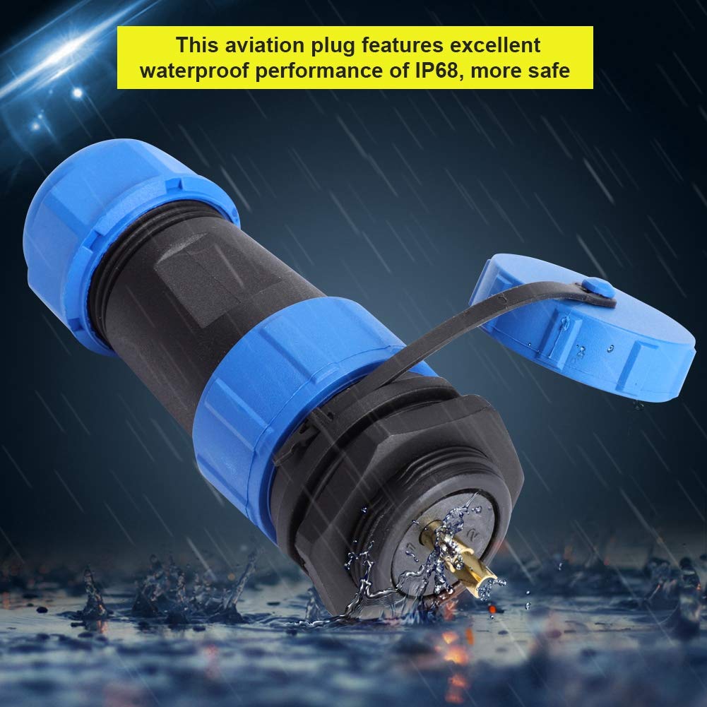 SP21 2-5Polig IP68 Wasserdichte Luftfahrt Buchse Flange Plug