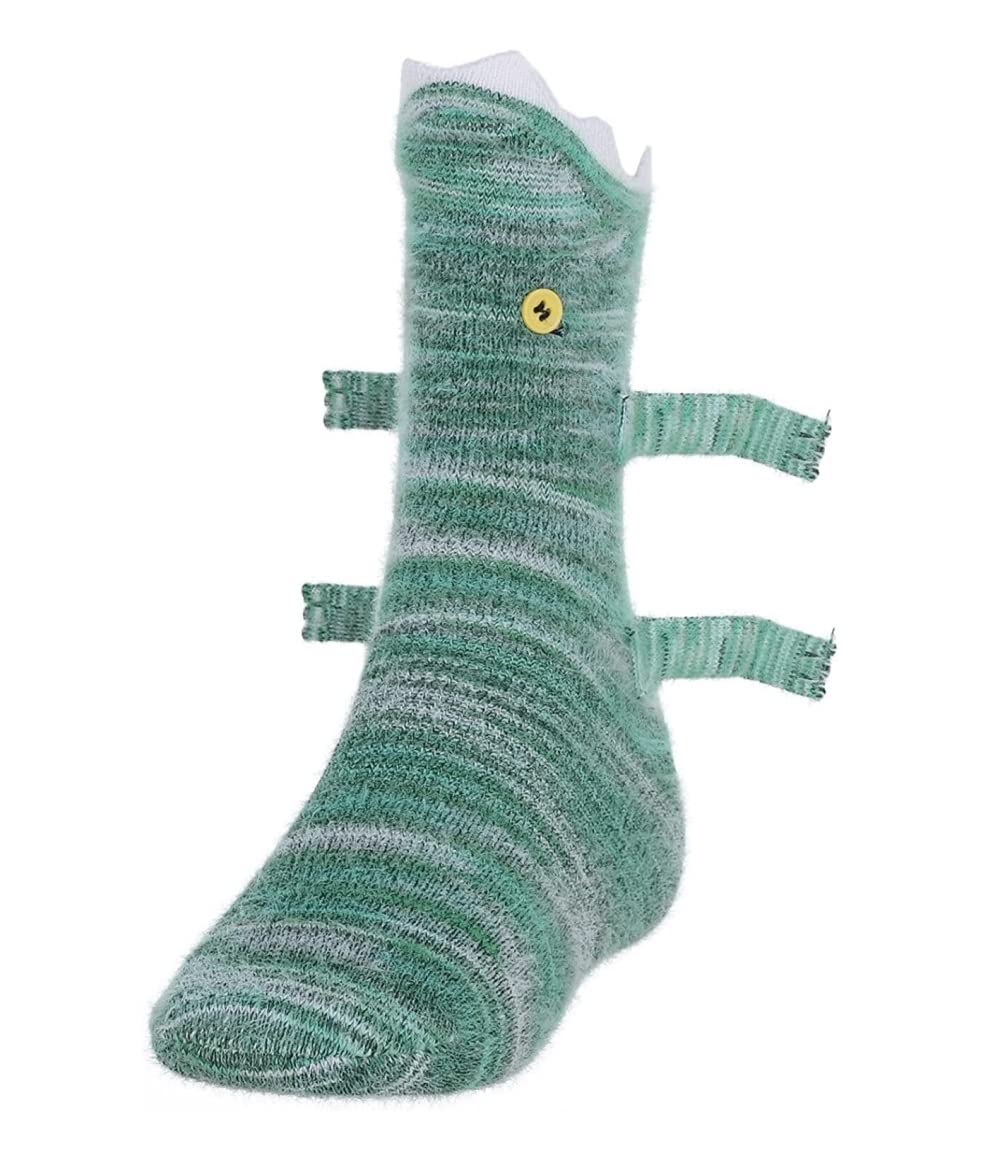 Skarpety Mężczyzn Kobiet 2 Pary Skarpetek Nowość Funky Knit Pattern Skarpetki Słodkie Śmieszne Miękkie Zwierzę Kreatywne Wyroby Pończosznicze Podłogowe Skarpetek Ciepłe(Black)
