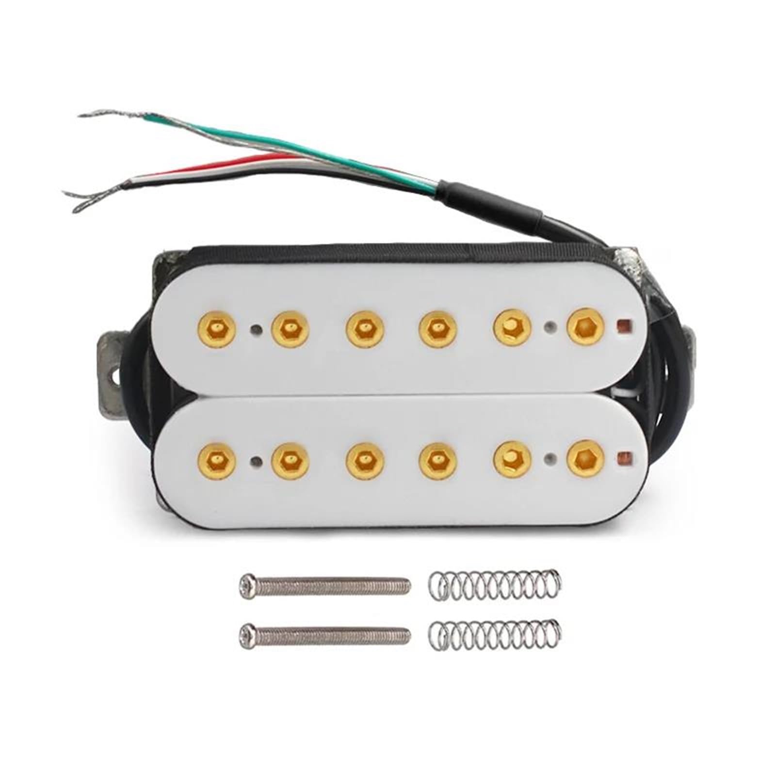 Amantes de la música Pastilla Para Guitarra Eléctr Alnico5 Humbucker Bobina Spliting Neck7.5K/Bridge15K Pastilla De Guitarra Eléctrica De Doble Bobina Pieza De Guitarra(Bridge 52MM)