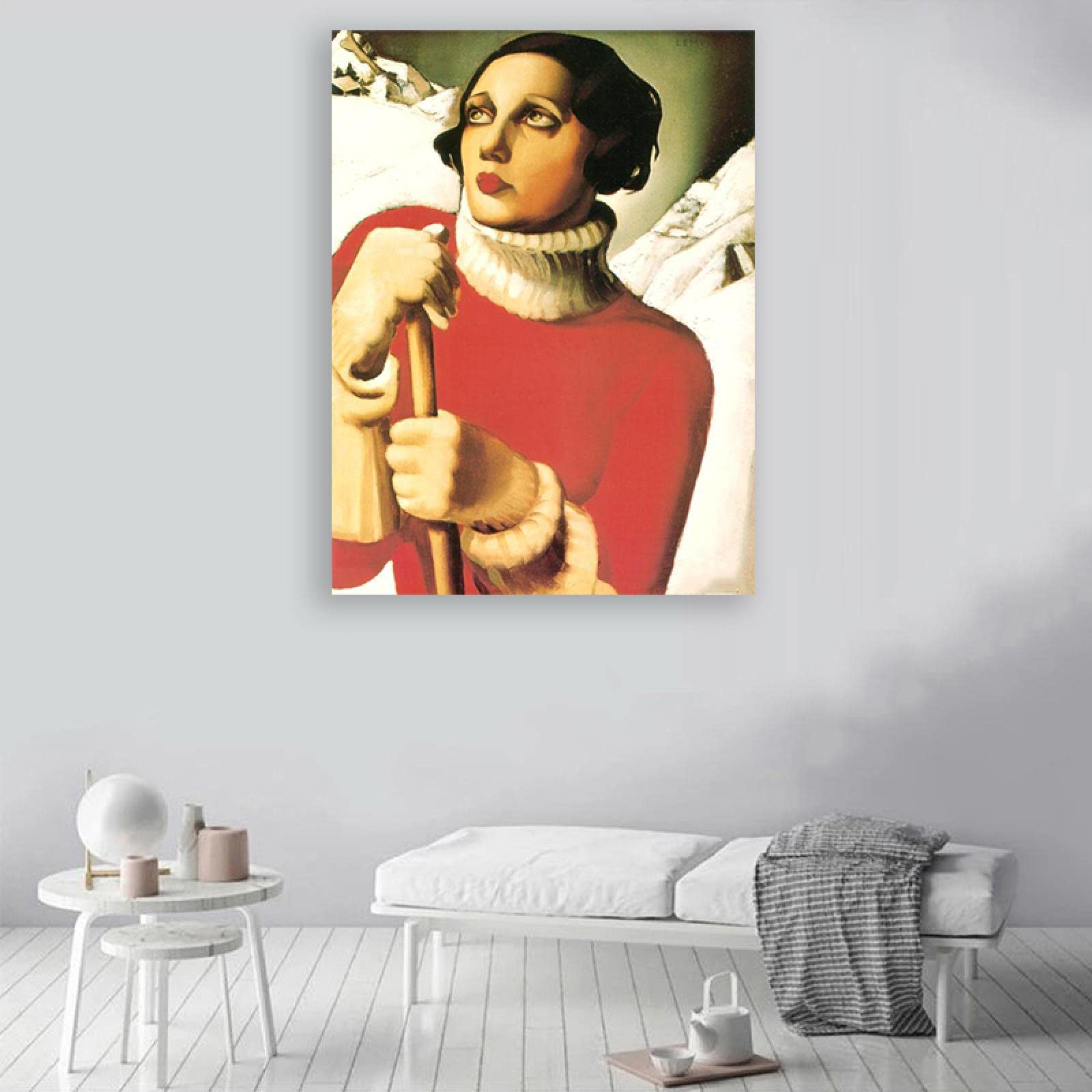 Amazon.co.jp: タマラ・ド・レンピッカ：サンモリッツ。有名な絵画の