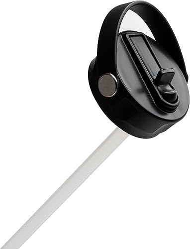 Juego de tapa y popote para botella de agua de 24 onzas, a prueba de salpicaduras y amigable