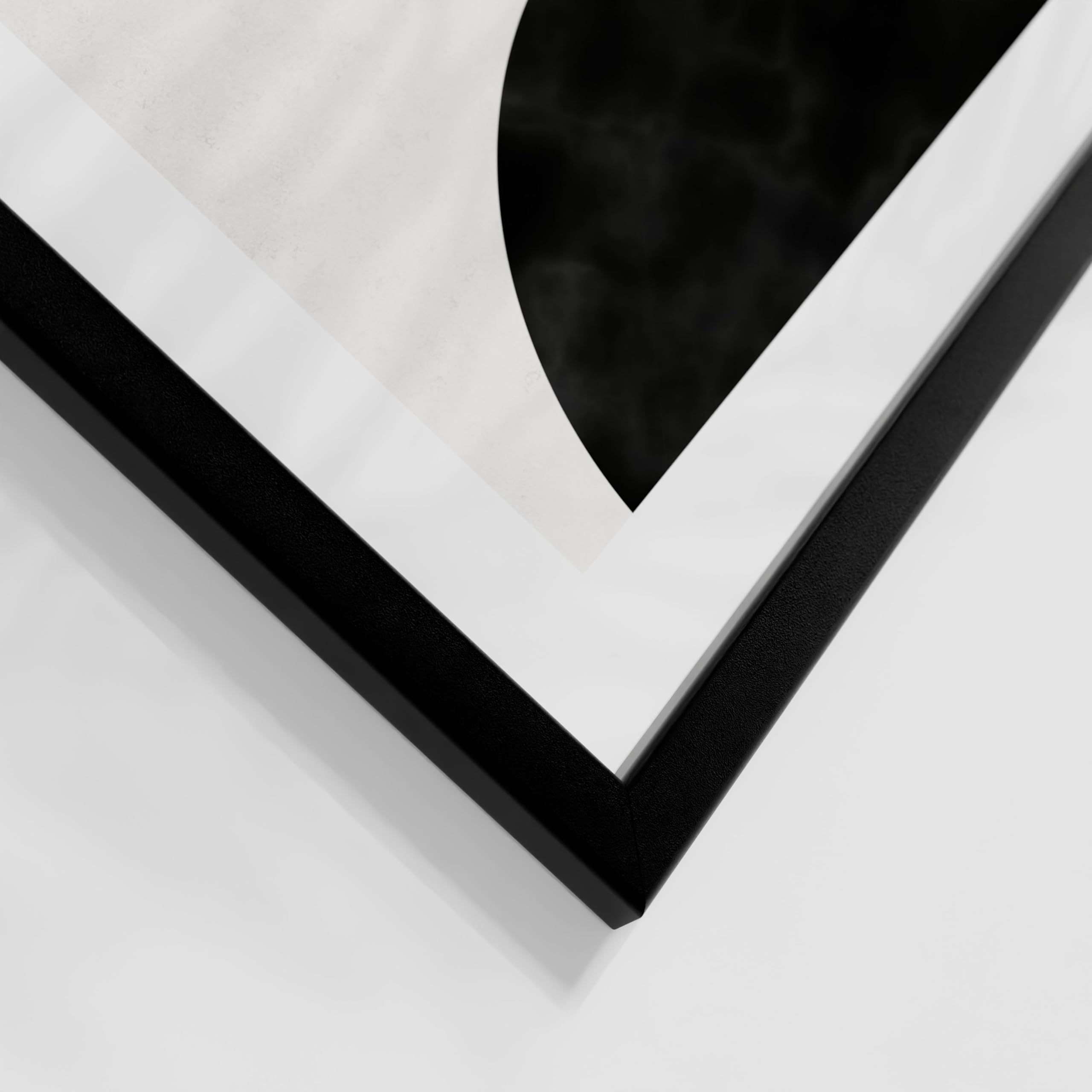 Novart Wandbilder mit Rahmen Linien - Wohnzimmer Schlafzimmer Büro Wanddeko - 3 Bilder Set 128x60 cm Schwarz - N133336aR2