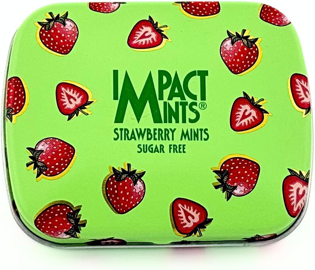 Impact Mints Impact Sugar Free Mints Strawberry, 14 g