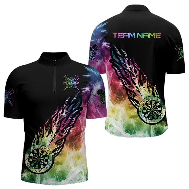 Mens Custom Darts Jerseys, Customized Darts Shirts - Fits Men, Personalized American Flag Patriotic