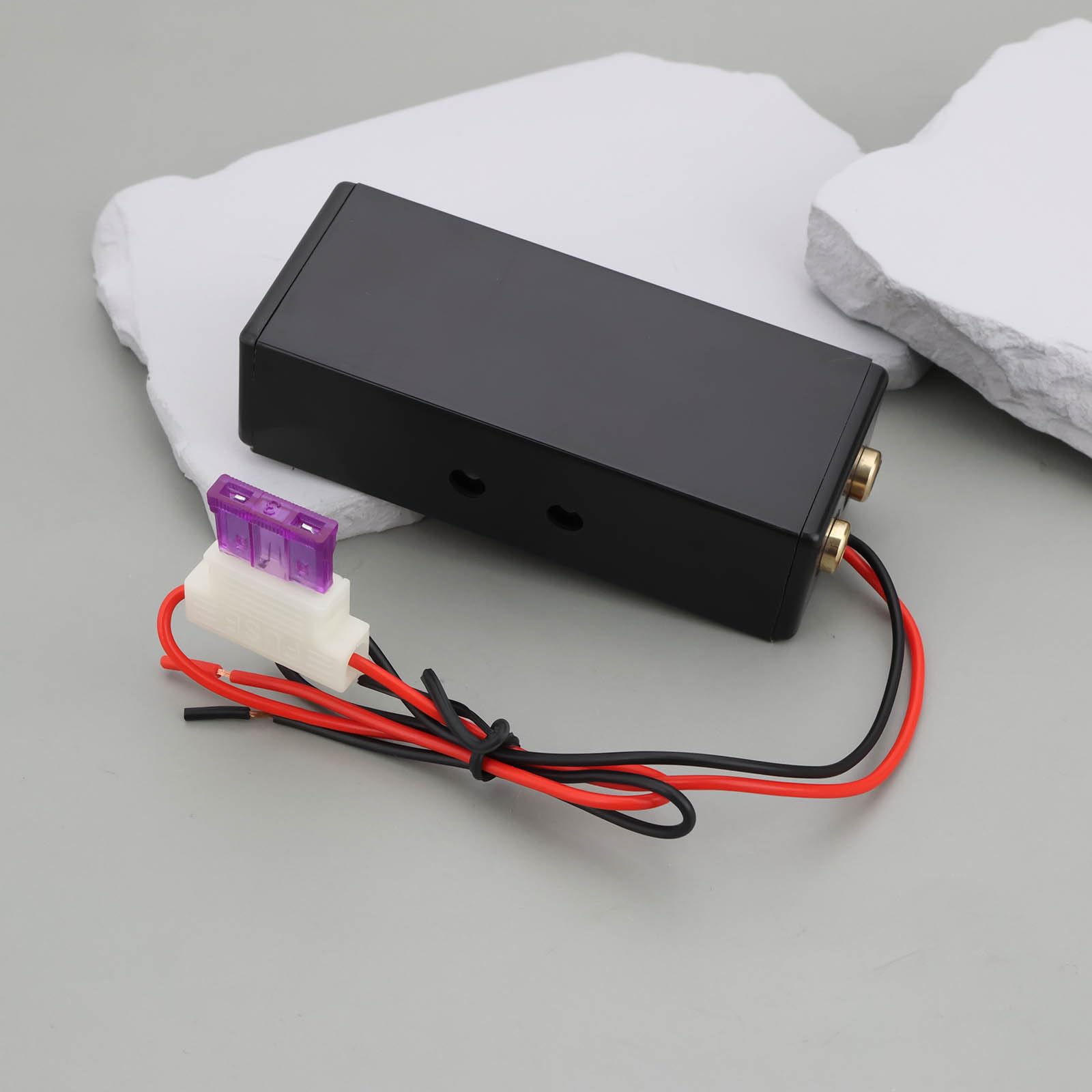 ECSiNG Préamplificateur RCA Amplificateur de Signal Entrée/Sortie Plage Réglable de 0,1 à 18 DB pour Voiture Et Bateau