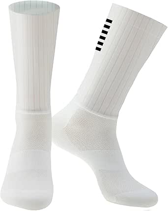 HHSW Calzini Ciclismo Anti-Slip Silicone Summer Aero Bianco Linea Ciclismo Sport Sport Calzini Da Corsa-Giallo_Taglia (35-46 HHSW Calzini Ciclismo Anti-Slip Silicone Summer Aero Bianco Linea Ciclismo Sport Sport Calzini Da Corsa-Giallo_Taglia (35-46