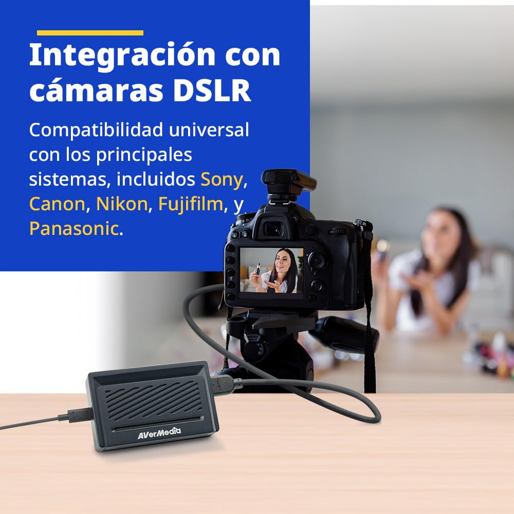AVerMedia Streamer ULTRA 4K Tarjeta de captura (GC531) - RGB24 sin comprimir, grabación 4K30 y paso 4K60 HDR/VRR, USB 3.1 Type-C caja de captura de video para PS5, Xbox Series X/S, Switch, PC, DSLR