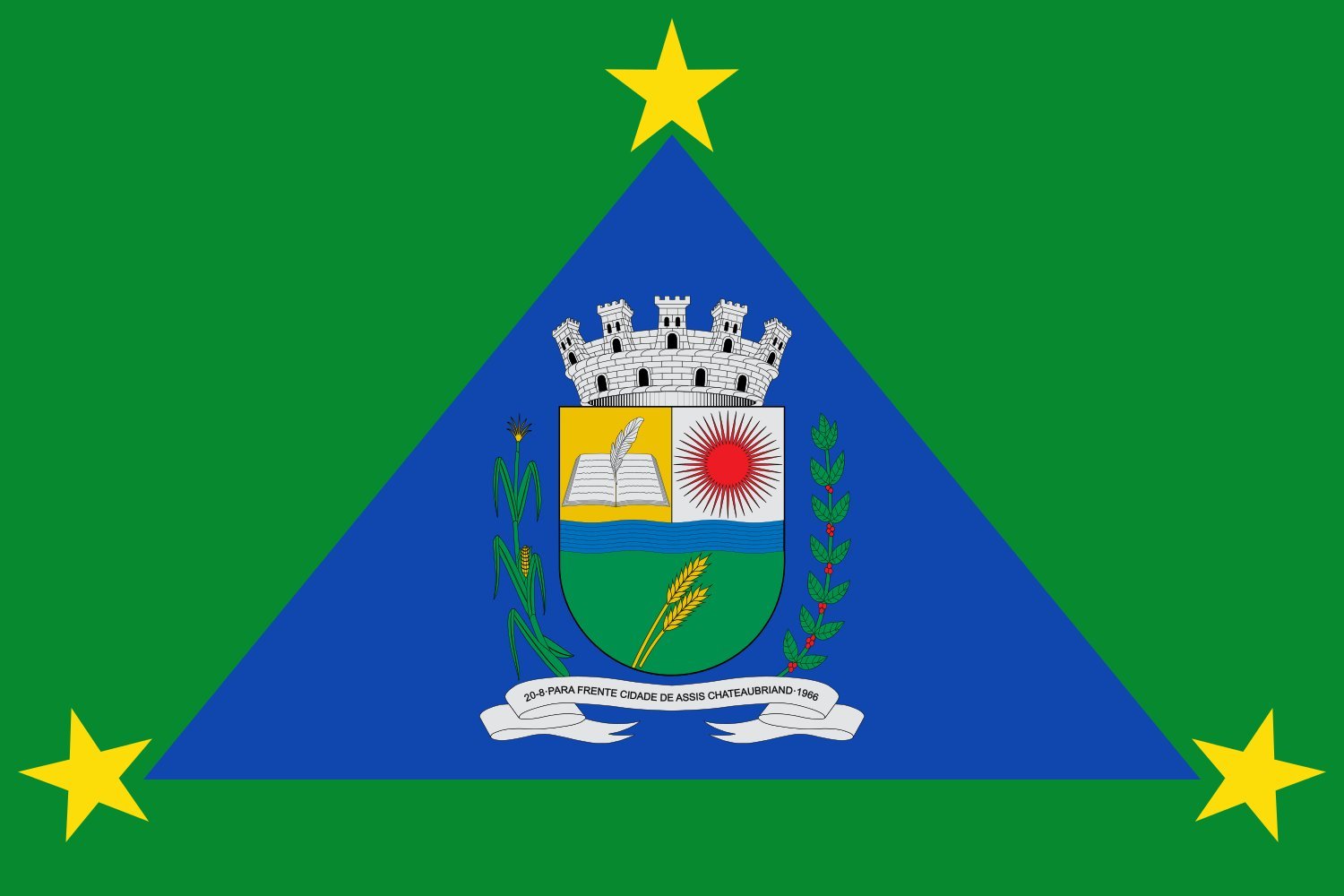 Drapeau d'Assis grand format résistant aux intempéries pour mât extérieur