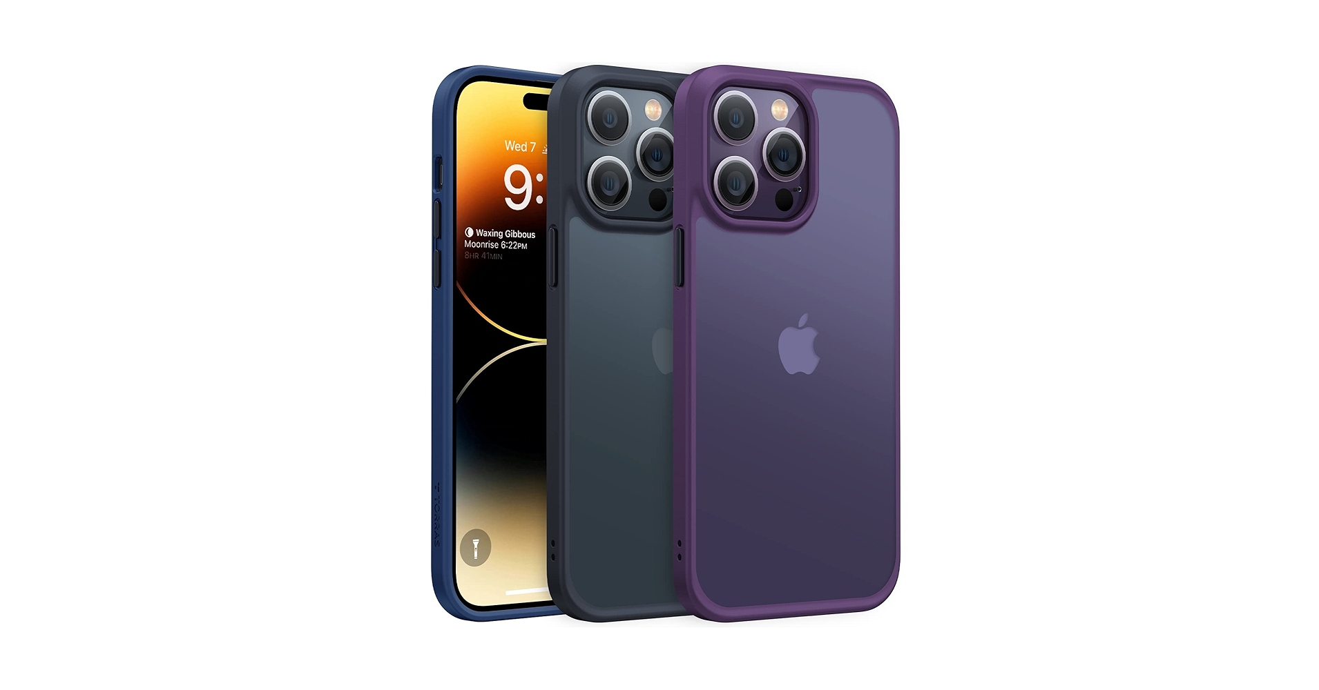 Amazon.com: TORRAS Shockproof for iPhone 14 Pro Case, [3X