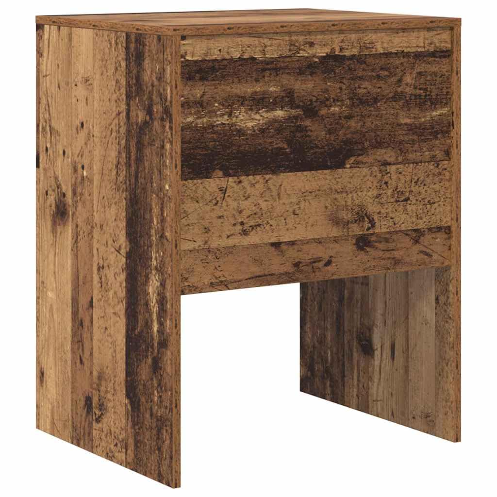 Scrivania in legno anticato, 60 x 50 x 76 cm, in legno, compatta, per home office e studio, ripiano per laptop e monitor, dimensioni pratiche per camera dei ragazzi e postazione di lavoro da