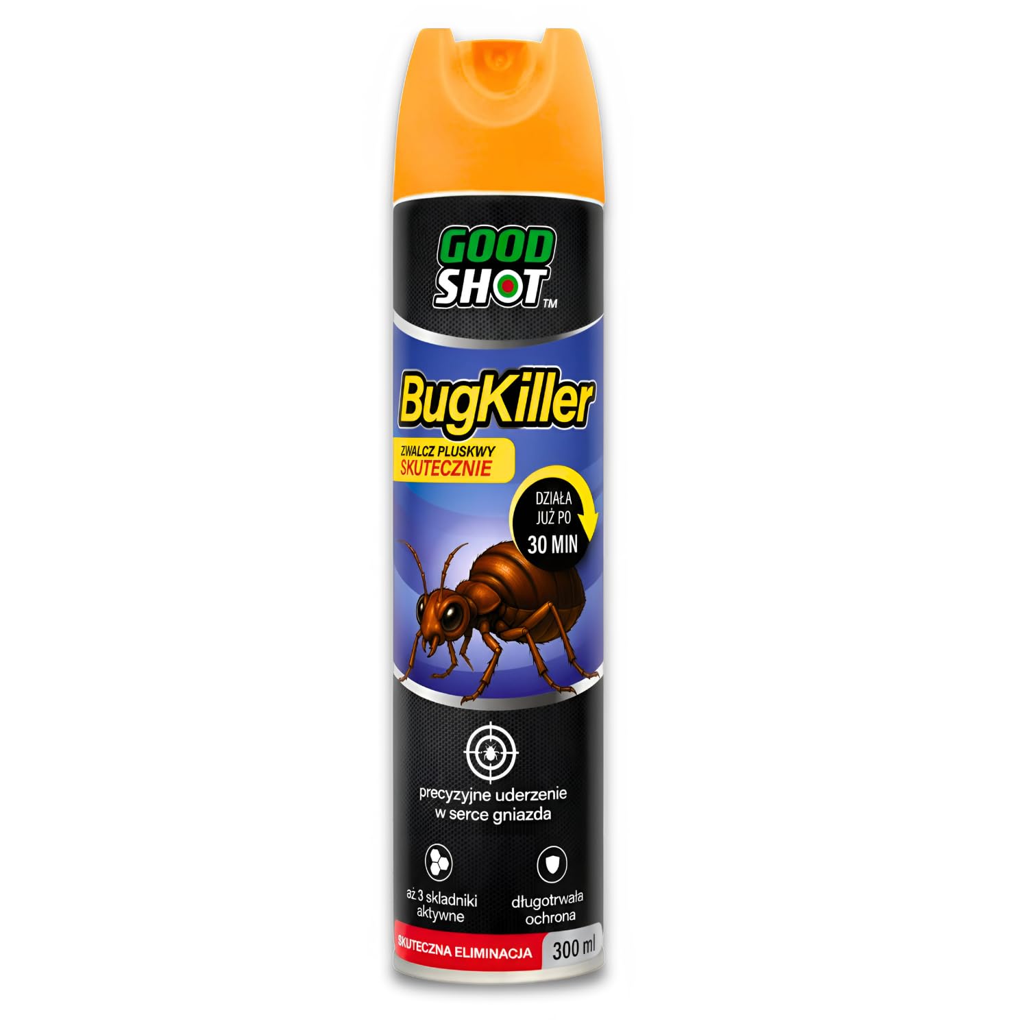 GOODSHOT Zestaw Spray 300ml + Płyn 500ml na Pluskwy