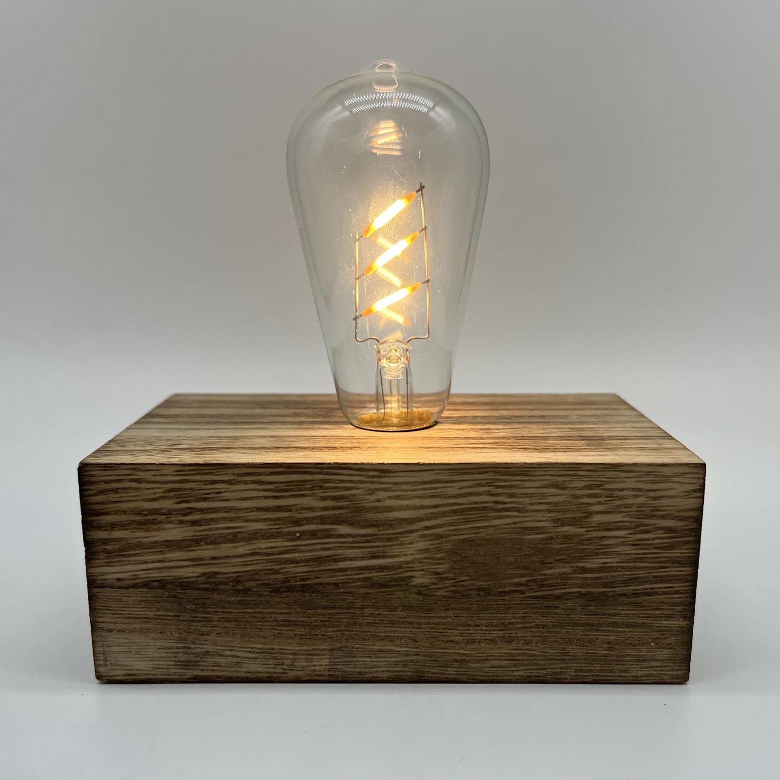 YiShine Battery Operated Table Lamp Wood Night Light Decorative Table Light for Bedroom Living Room Lights Bedside Table Lamp Desk Decorative Lights Bright Light Festival Home Decoration