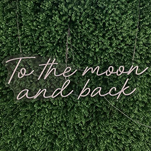 Personalizzato NEON Sign Light to the Moon and