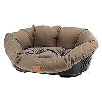 Ferplast Cuccia Cane e Gatto con Cuscino SOFA' 2 TWEED Lavabile
