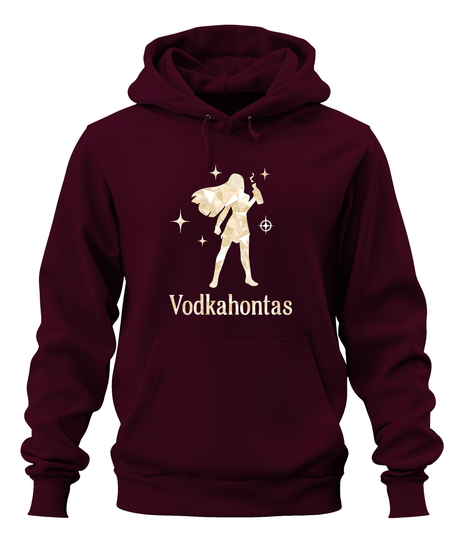 Vodkahontas Zabawny wieczór dziewczęcy JGA koktajl impreza z sentencją kobiety unisex bluza z kapturem bluza z kapturem