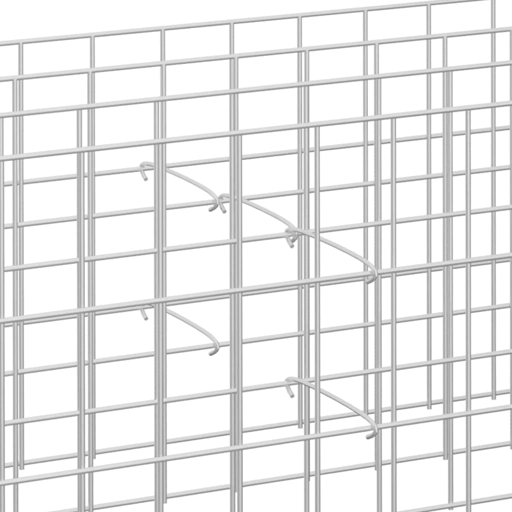 Lot de 50 crochets Gabion en acier galvanisé 30 cm