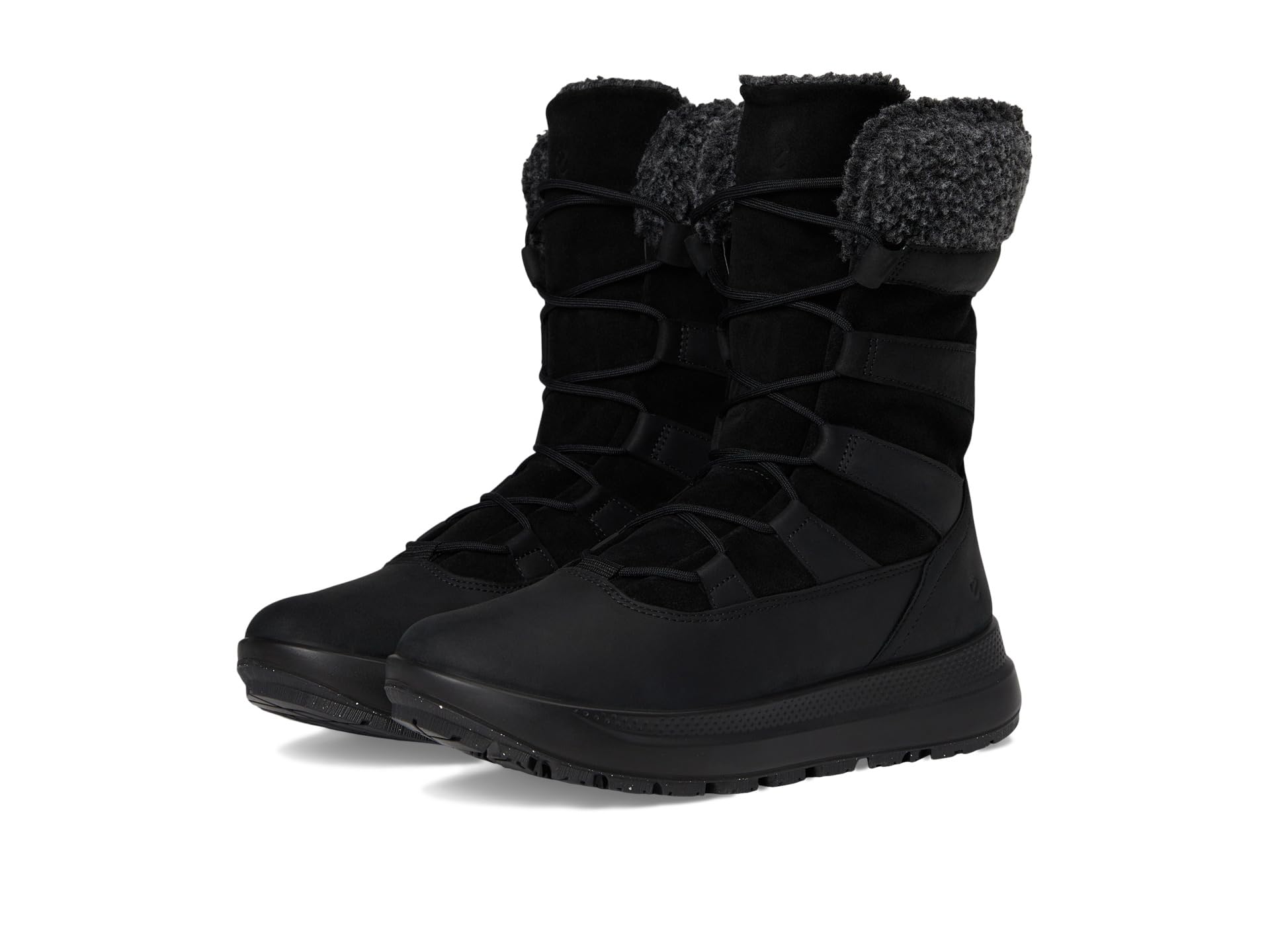 ECCO Women's Solice Arctic Waterproof Snow Boots, black, 5-5.5 UK