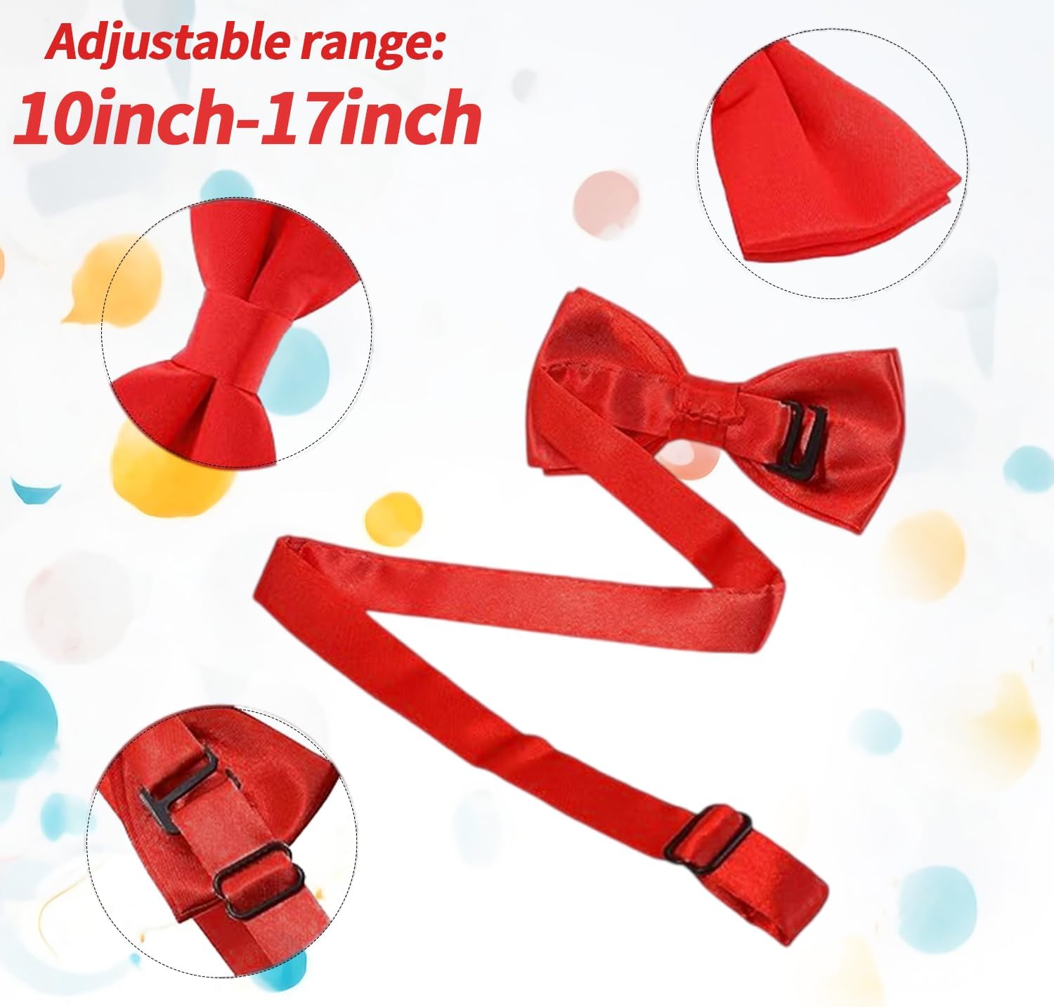 Kid's Suspenders and Bowtie Set - Fits Child Boys & Girls, 6 Months to 7 Years, Perfect for Daily Wear & Events - Image 4