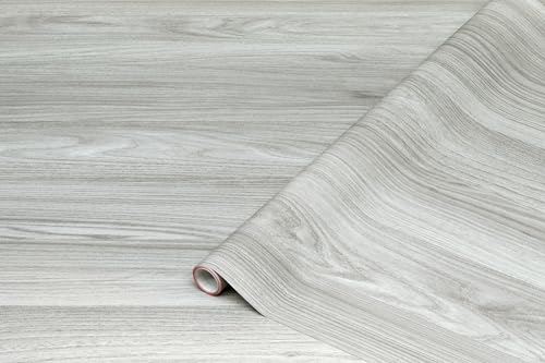 d-c-fix vinilo adhesivo muebles Sangallo gris claro efecto madera autoadhesivo impermeable decorativo para cocina, armario, puerta, mesa papel pintado forrar rollo láminas 45 cm x 2 m