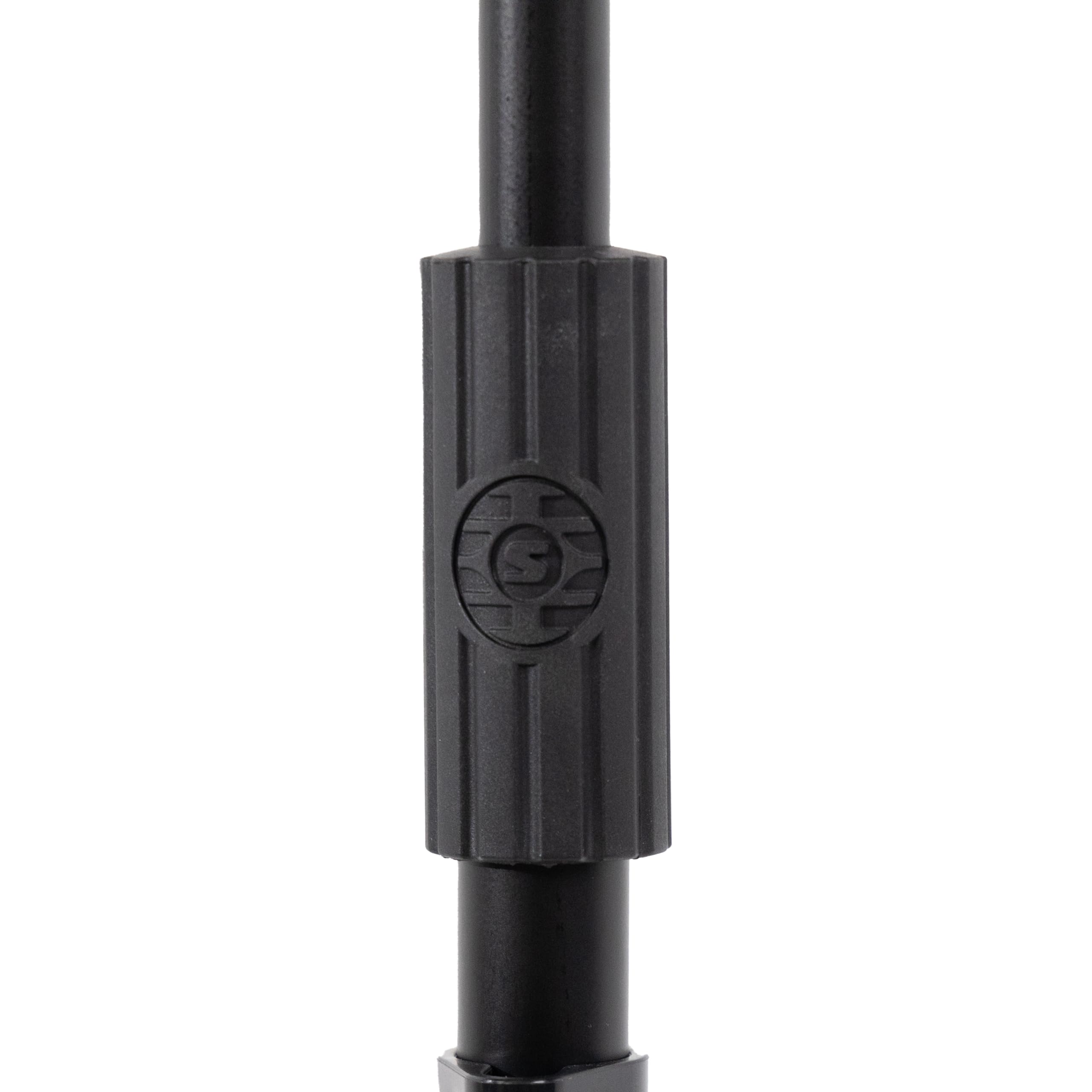 Shure by Gator Stage & Studio Series; Pie de trípode para micrófono Shure de perfil bajo con altura ajustable y brazo telescópico; (SH-TRIPODSTANDLP)
