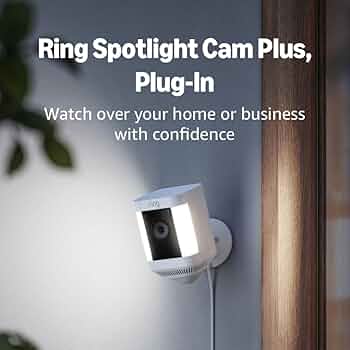 Amazon Official: Introducing Ring Spotlight Cam Plus, Plug