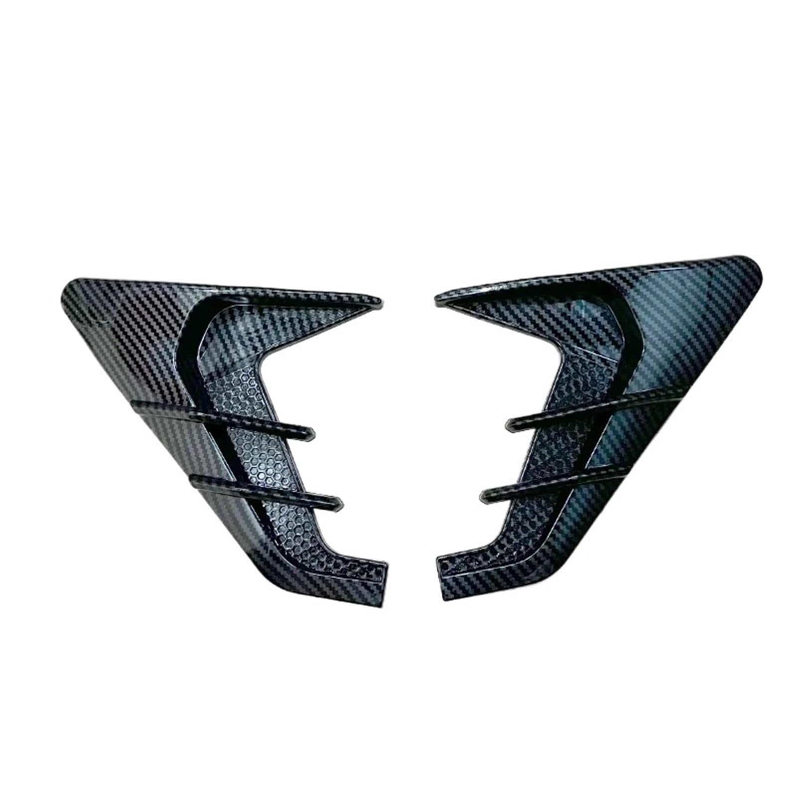 EJUOYO Side Vent Decor Sticker Fit For BMW E90 F20 E46 E92 G20 Car Air Flow Intake Hood Fender Side Vents Decoration Auto Accessories Car Fender Side Vents(Style2 Carbon)