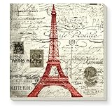 CounterArt Decorative Absorbent Coasters, Vintage Paris, Set of 4