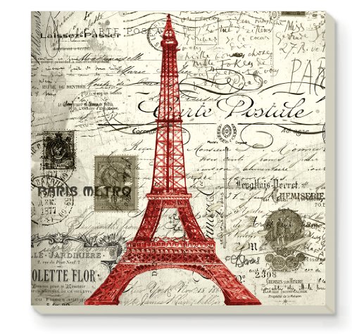 CounterArt Decorative Absorbent Coasters, Vintage Paris, Set of 4