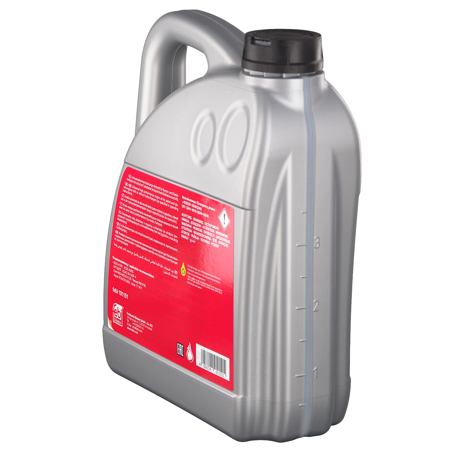 Febi bilstein 101151 Huile moteur SAE 5W-30 HC-FO, 4 l