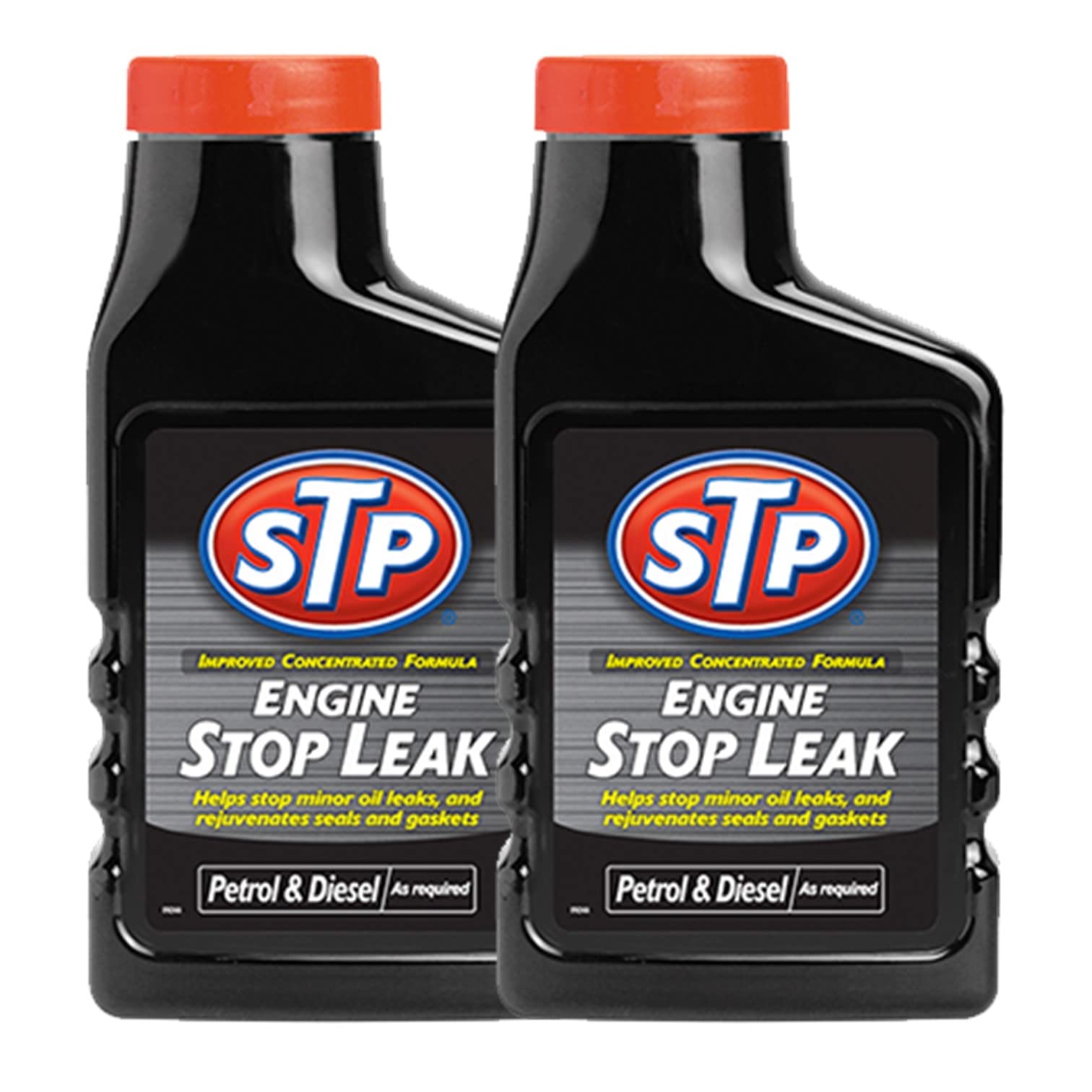 Engine Stop Leak (Petrol and Diesel) : Helps Stop Minor Oil leaks and rejuvenates Deals and gaskets - Pack of 2