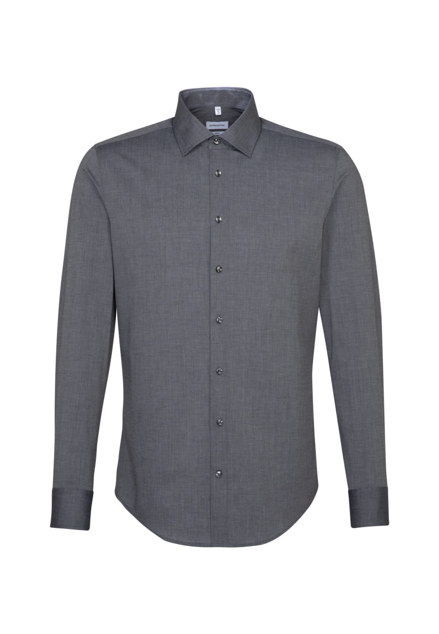 Seidensticker Herren Mens Slim Longsleeve Cotton Schmales Hemd Mit Kent-kragen – Lang