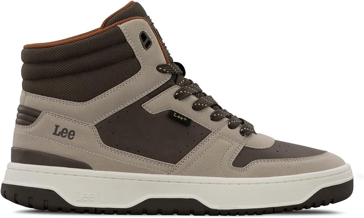 Lee Men's Fast Lane Mid Retro Court Fashion Sneaker - Image 7