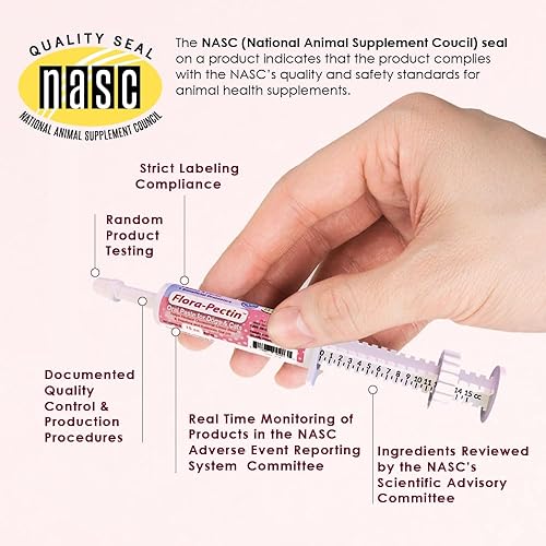 Miniatura 3 de FLORA-PECTIN Pasta oral para perros y gatos, ayuda a reducir las heces sueltas ocasionales y la diarrea, equilibra el pH intestinal, apoya la